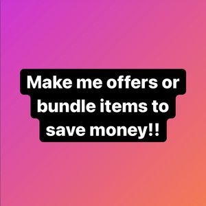 Bundle and make offers.